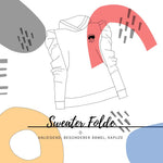 Schnittmuster Sweater Folde Gr. 32-50 - Sewando