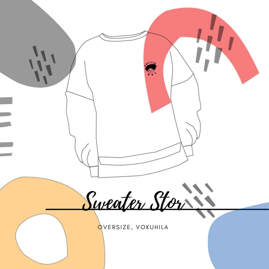 Schnittmuster Sweater Stor Gr. 32-50 - Sewando