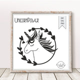 Plotterdatei  "UnicornPower"