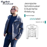 Schnittmuster Jeansjacke „Knopf und Kragen“ Herren Gr. 44 - 64 - Sewando
