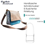 Schnittmuster Tasche „Mein treuer Begleiter“ 21x24x7,5cm - Sewando