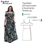 Schnittmuster Top/Kleid „Hand aufs Herz“ Damen Gr. 32 - 56 - Sewando