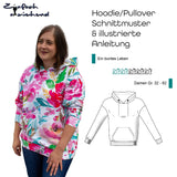 Schnittmuster Hoodie „Ein buntes Leben“ Damen Gr. 32 - 62 - Sewando