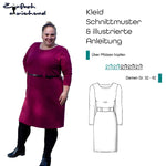 Schnittmuster Kleid „Über Pfützen hüpfen“ Damen Gr. 32 - 62 - Sewando