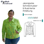 Schnittmuster Jeansjacke „Knopf und Kragen“ Damen Gr. 32 - 62 : - Sewando
