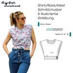 Schnittmuster Shirt/Rock/Kleid „Zeit zu Tanzen“ Damen Gr. 32 - 50 - Sewando