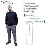 Schnittmuster Chinohose „Hauch von Ferne“ Herren Gr. 44 - 64 - Sewando