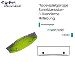 Schnittmuster Nadelspielgarage 21,2x5,5cm - Sewando