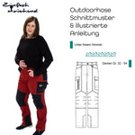 Schnittmuster Outdoorhose „Unter freiem Himmel“ Damen Gr. 32 – 54 - Sewando
