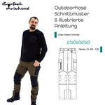 Schnittmuster Outdoorhose „Unter freiem Himmel“ Herren Langgrößen Gr. 88 – 126 - Sewando