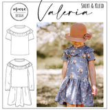 Schnittmuster Kleid Valeria Gr. 74 - 158 - Sewando