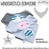 Ebook Nähanleitung Wendehalstuch Leon & Leonie - Sewando