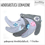 Ebook Nähanleitung Wendehalstuch Leon & Leonie - Sewando