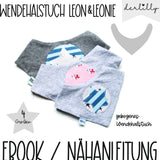 Ebook Nähanleitung Wendehalstuch Leon & Leonie - Sewando