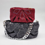 Schnittmuster Clutch Leni mit raffinierten Streifen - Sewando
