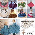 Schnittmuster Wintermärchen Drehkleid Größe 74-164 - Sewando