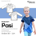 Schnittmuster Kindershirt Pasi - Größe 80 - 164 - Sewando