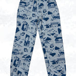 Toni - lange Kinder Hose mit Gummizug aus Sweat oder Webware Gr. 98-164 - Sewando
