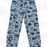 Toni - lange Kinder Hose mit Gummizug aus Sweat oder Webware Gr. 98-164 - Sewando