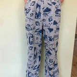 Toni - lange Kinder Hose mit Gummizug aus Sweat oder Webware Gr. 98-164 - Sewando