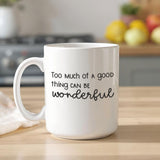 Plotterdatei Plottervorlage "Too much"