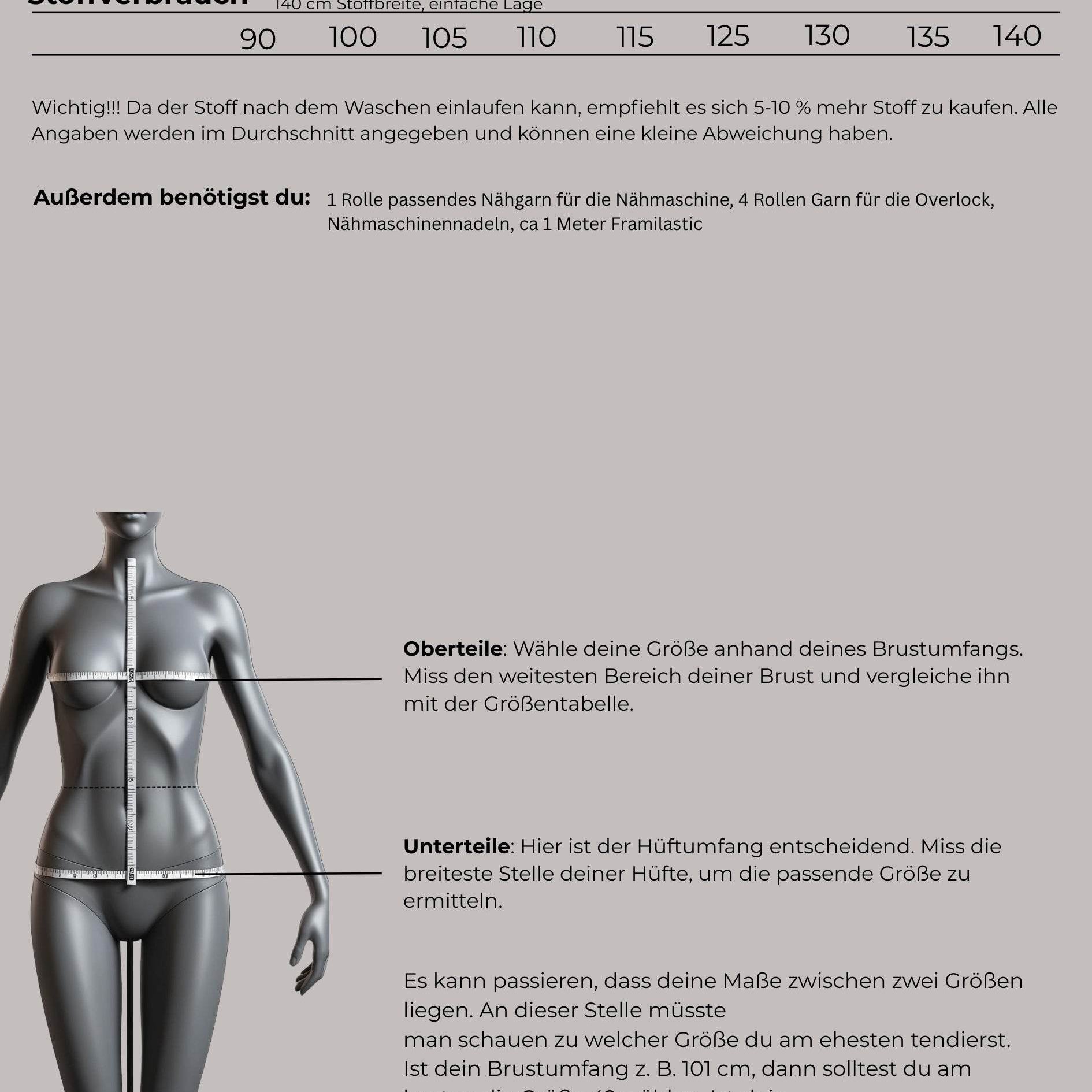 One-shoulder Top, Top mit lange Ärmeln, Shirt , Sweatshirt, Größe 34 - 50 - Sewando