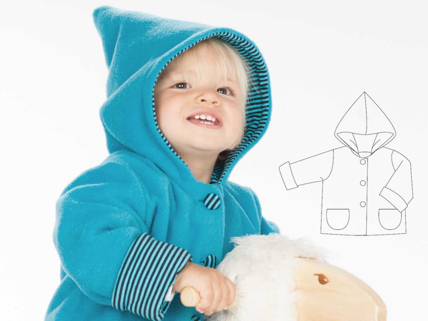 TORETTO Baby Jacke Schnittmuster Ebook pdf Schnittmuster PDF Ebook download Patternforkids 