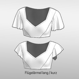 Ballon-Puff-Flügelärmel Schnitterweiterung Tracy Kleid Gr. 32 - 52