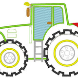 Stickdatei - Traktor alle Größen Trecker Applikation