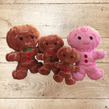 Stickdatei Lebkuchenmann In the Hoop Weihnachten Kuscheltier Set 25103