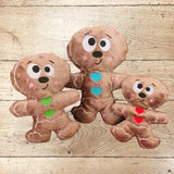 Stickdatei Lebkuchenmann In the Hoop Weihnachten Kuscheltier Set 25115