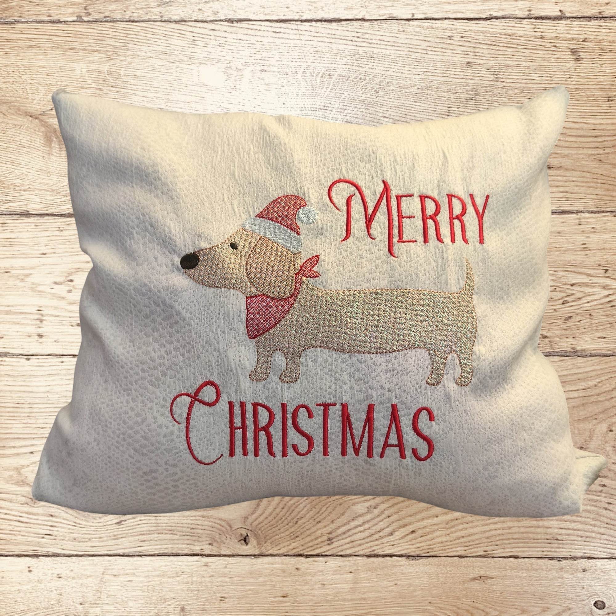 Stickdatei Dackel Weihnachten Set 2590 - Sewando