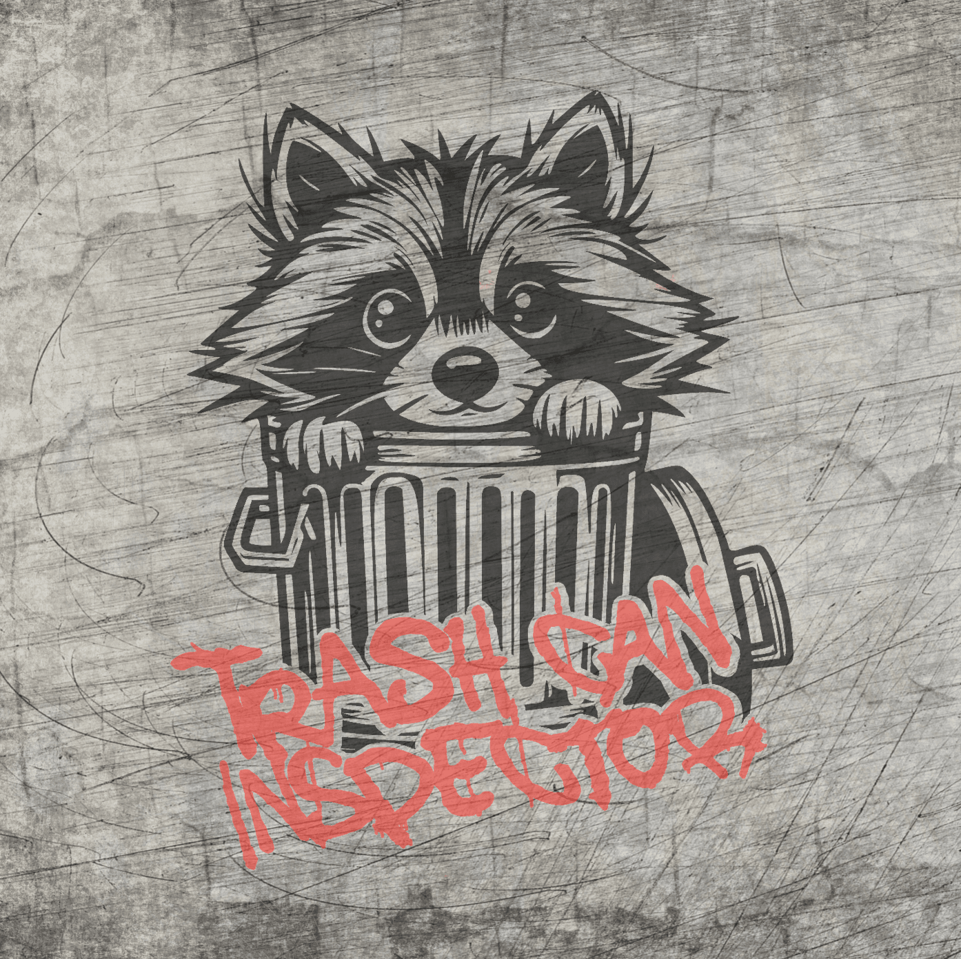 *Trash Can Inspector* Plotterdatei - Sewando