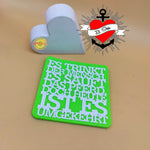 *Trinksprüche* Laser-, 3D Druck- und Plottedatei Set - Sewando
