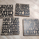 *Trinksprüche* Laser-, 3D Druck- und Plottedatei Set - Sewando