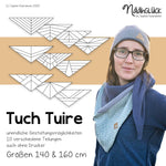Schnittmuster Halstuch Tuire - 2 Größen und 10 Varianten - Sewando