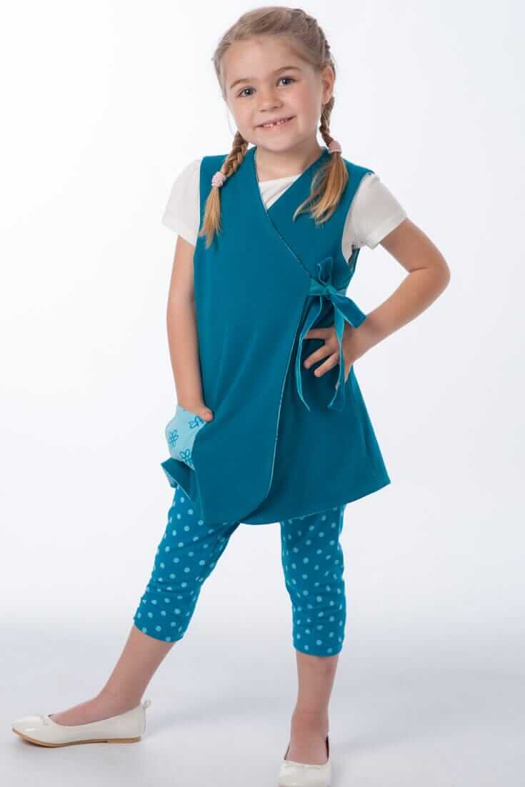 Tunika und Leggings Set MARIE und BIBI Schnittmuster Ebook pdf Schnittmuster PDF Ebook download Patternforkids 