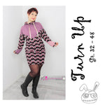 Schnittmuster TurnUp Kleid Gr. 32 - 48 - Sewando