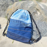 Turnbeutel nähen mit Innenfutter, Schnittmuster in 3 Größen, incl. Walflosse