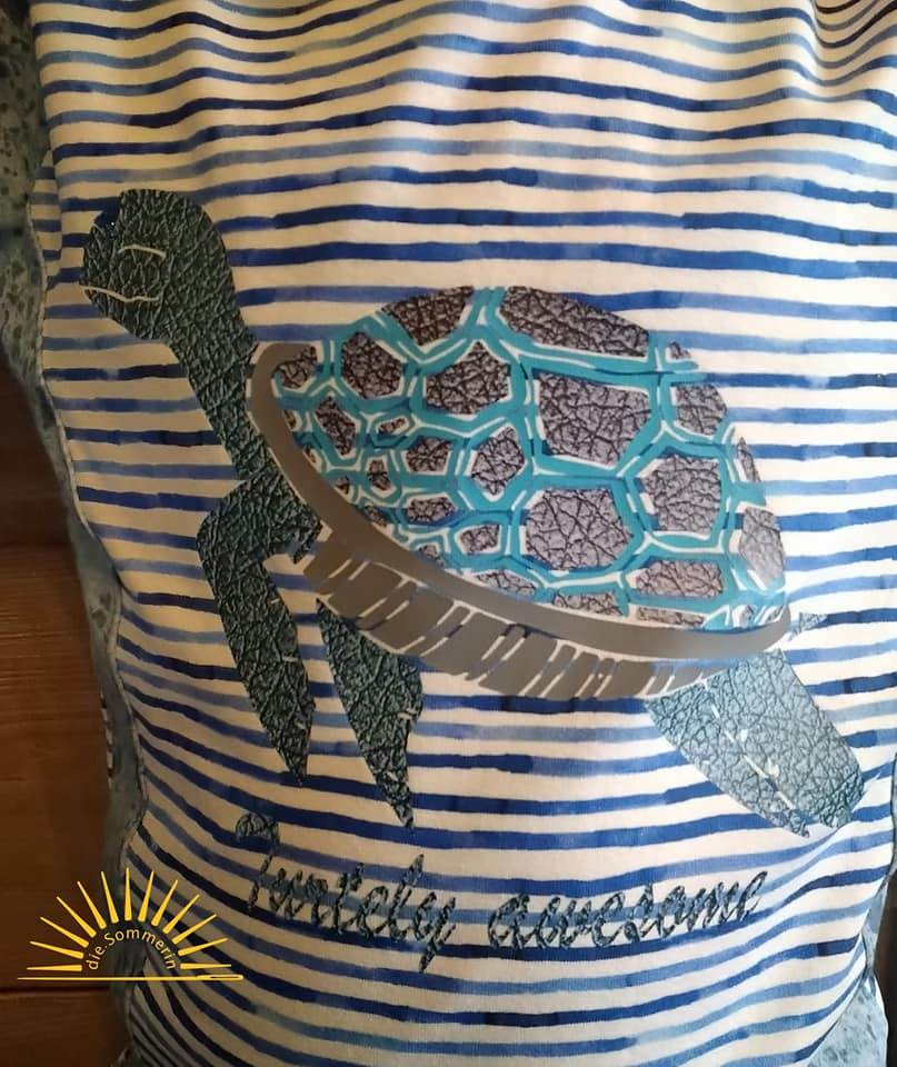 Plottervorlage Seaside Turtle Plotterdatei - Sewando