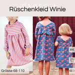 Schnittmuster Rüschenkleid Wini Mini Gr. 68-110 - Sewando
