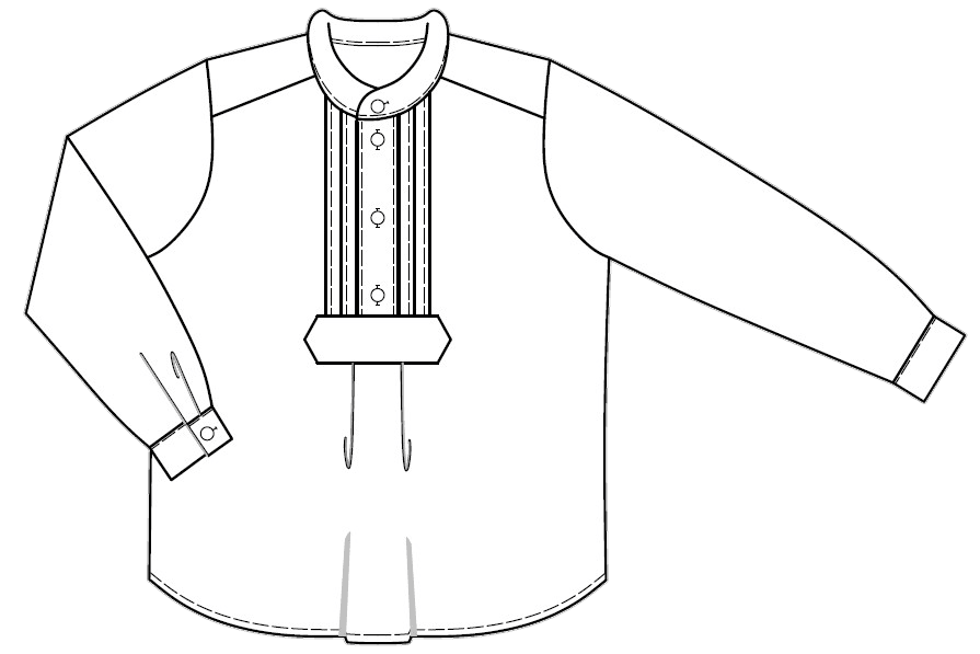 Schnittmuster Kinderpfoad Toni Gr. 104-158 Kleid, Hemd, Bluse - Sewando