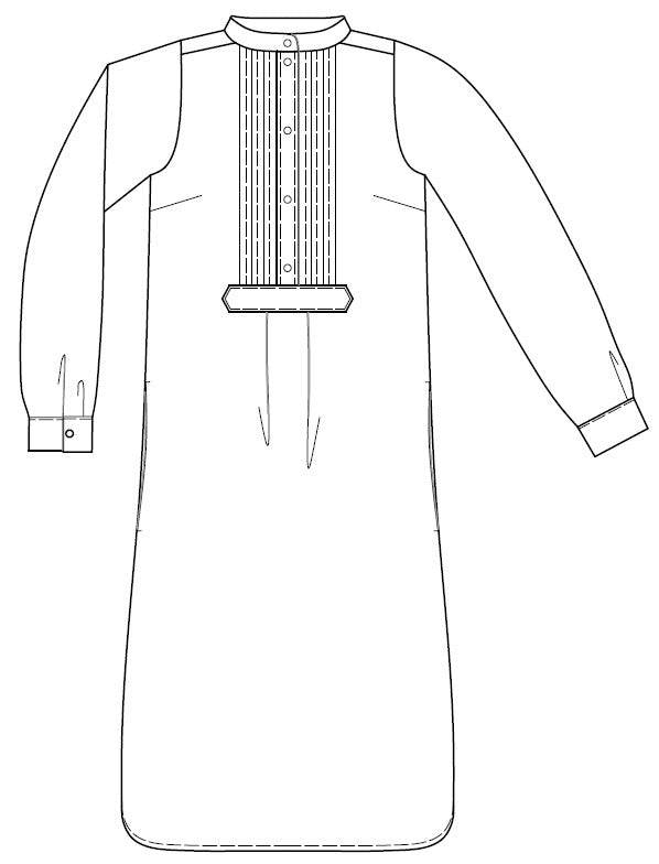 Schnittmuster Damenpfoad als Kleid oder Bluse Gr. 34-52 : - Sewando