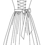 Schnittmuster Dirndl Isabel Gr. 34-52 : - Sewando