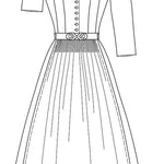Schnittmuster Dirndl Sophie mit Herzausschnitt und Ärmel Gr. 34-52 : - Sewando