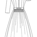 Schnittmuster Dirndl Sophie mit Herzausschnitt und Ärmel Gr. 34-52 : - Sewando