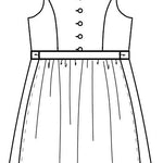 Schnittmuster Kinderdirndl Felia Gr. 122-158 : - Sewando
