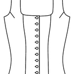 Schnittmuster Mieder mit Schößchen Luise Gr. 34-52 : - Sewando