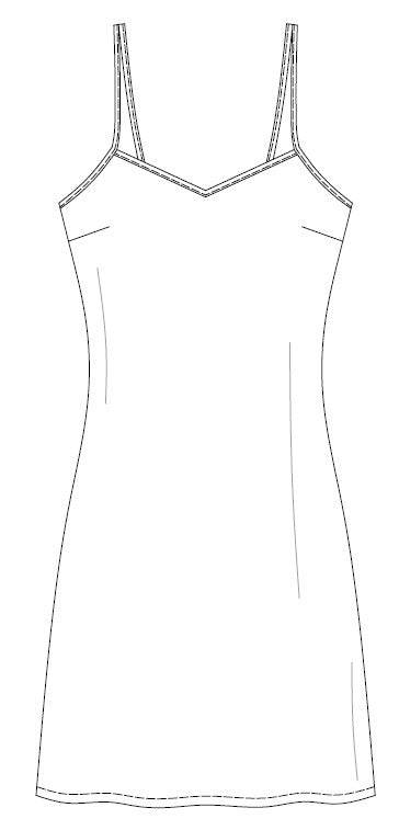 Schnittmuster Unterkleid Uschi Gr. 34-50 : - Sewando
