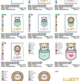 Stickdatei Set ITH U-Heft Hüllen Cute Animals - Sewando